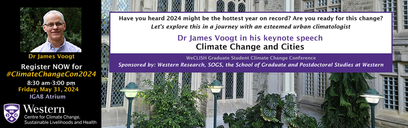 Key Note Banner Keynote Speech - WeCLISH - Western University